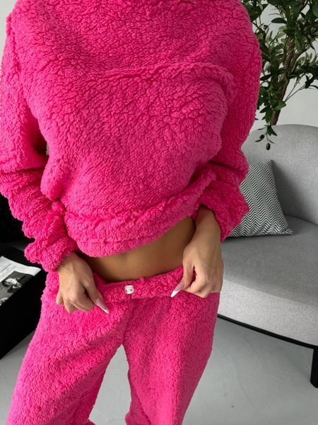 Піжама Teddy 7906_малиновий фото