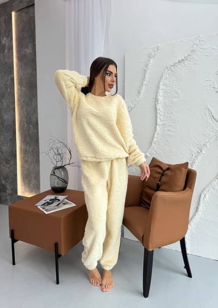 Піжама Teddy 7906_молочний фото